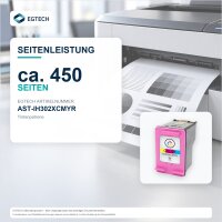 Tinte kompatibel mit HP 302XLCMY Mehrfarbig Deskjet 1110 1111 1112 2130 2131