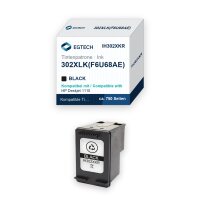 Tinte kompatibel mit HP 302XLK Deskjet 1110 1111 1112...