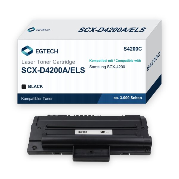 Toner kompatibel mit Samsung SCX-D4200A SCX-4200 Schwarz