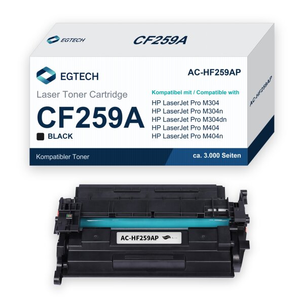 Toner kompatibel mit HP CF259A Pro M304 M304n M304dn M404 M404n M404dn M404dw