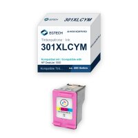 Tinte kompatibel mit HP 301XLCYM Mehrfarbig DeskJet 1000...