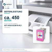 Tinte kompatibel mit HP 301XLCYM Mehrfarbig DeskJet 1000 1010 1011 1012 1015