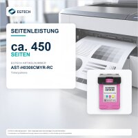 Tinte kompatibel mit HP 308 CMY Mehrfarbig Envy 6110e 6120e 6122e 6130e 6132e