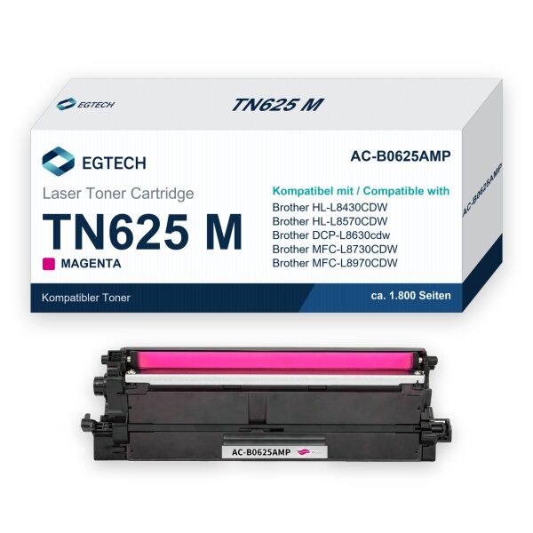 Toner kompatibel mit Brother TN625 M Magenta HL-L8430CDW HL-L8570CDW MFC-EX570