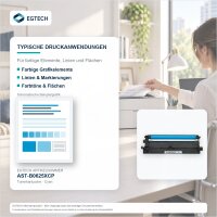 Toner kompatibel mit Brother TN625XLC Cyan HL-L8430CDW HL-L8570CDW DCP-L8630cdw