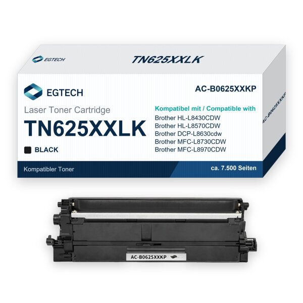 Toner kompatibel mit Brother TN625XXLK HL-L8430CDW HL-L8570CDW DCP-L8630cdw