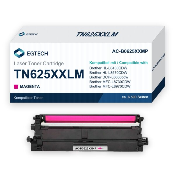 Toner kompatibel mit Brother TN625XXLM Magenta HL-L8430CDW HL-L8570CDW MFC-EX570