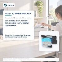 Tinte kompatibel mit Brother LC521 C Cyan DCP-J1260W DCP-J1310DW DCP-J1313DW