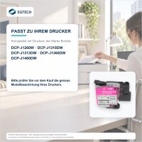 Tinte kompatibel mit Brother LC521 M Magenta DCP-J1260W DCP-J1310DW DCP-J1313DW