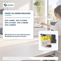 Tinte kompatibel mit Brother LC521 Y Gelb DCP-J1260W DCP-J1310DW DCP-J1313DW