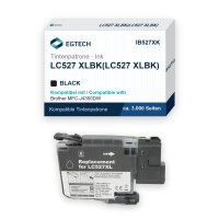 Tinte kompatibel mit Brother LC527 XLBK MFC-J4350DW...