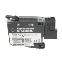 Tinte kompatibel mit Brother LC527 XLBK MFC-J4350DW...