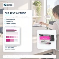 Tinte kompatibel mit Brother LC527 XLM Magenta MFC-J4350DW MFC-J4550DW