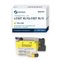 Tinte kompatibel mit Brother LC527 XLY Gelb MFC-J4350DW...