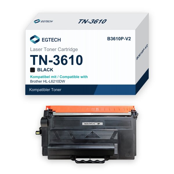 Toner kompatibel mit Brother TN-3610 HL-L6210DW HL-L6410DN HL-L6415DN MFC-EX910