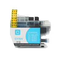 Tinte kompatibel mit Brother LC422XCK Cyan MFC-J5340DW...