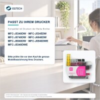 Tinte kompatibel mit Brother LC422XMK Magenta MFC-J5340DW MFC-J5345DW