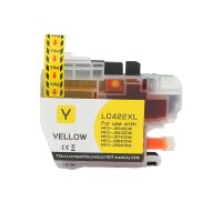 Tinte kompatibel mit Brother LC422XYK Gelb MFC-J5340DW...