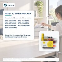 Tinte kompatibel mit Brother LC422XYK Gelb MFC-J5340DW MFC-J5345DW MFC-J5740DW