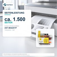Tinte kompatibel mit Brother LC422XYK Gelb MFC-J5340DW MFC-J5345DW MFC-J5740DW