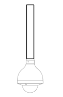Dahua PFA113 Verlängerung Kamera-Zubehör Aluminium 53 mm x 420 mm G1½ Zoll