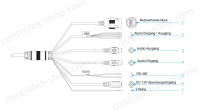 Dahua TPC-BF1241-B3F4-DW-S8 Thermal Bullet Überwachungskamera 4MP H.265 H.264 MJPEG PoE 4 mm Fixobjektiv