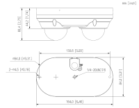 Dahua IPC-HDBW2449FP-AS-E2-IL-0280B IP -Dome Überwachungskamera 2X4MP WizMind SMD PoE 2,8 mm Fixobjektiv