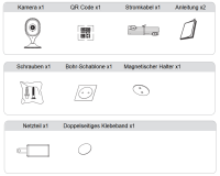 Dahua IPC-C5AP-0280B-EUR WLAN Cube 5MP Wi-Fi Lautsprecher