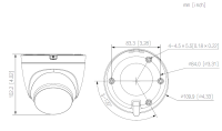 Dahua IPC-T5AP-PV-0280B-EUR WLAN Eyeball Überwachungskamera 5MP Wi-Fi IR bis 30 m Lautsprecher