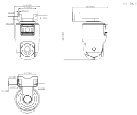 Dahua SDT2A200-2F-NB-A-PV IP PT Doppel Linse 2MP PoE Lautsprecher