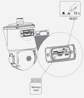 Dahua SDT3E410-8P-MB-A-PV1 IP PTZ Panorama Überwachungskamera 8MP 4MP WizSense Starlight SMD 4.0