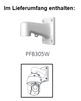 Dahua SD4D425MB-HNR IP PTZ Überwachungskamera 4MP SMD 4.0 PoE 5 – 125 mm Objektiv IP67 weiß