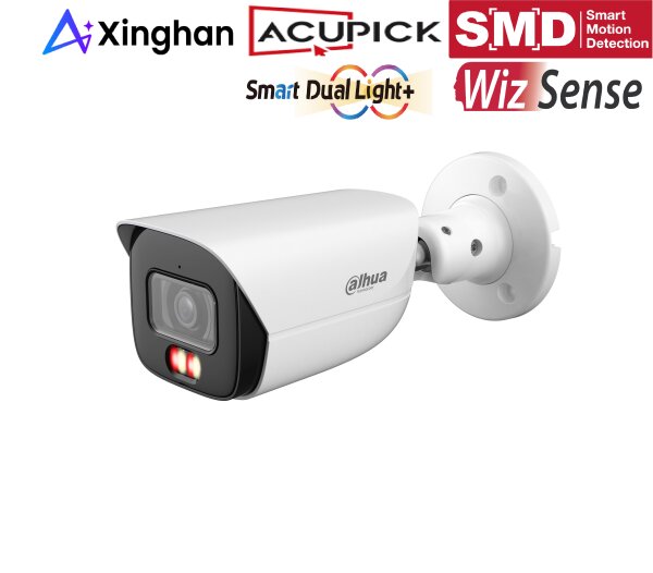 Dahua IPC-HFW3849EP-S-IL-0280B IP Bullet Überwachungskamera 8MP PoE IR bis 30 m IP67 Mikrofon