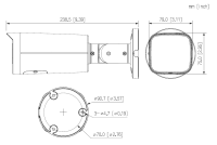 Dahua IPC-HFW3849TP-ZS-IL IP Bullet Überwachungskamera 8MP PoE 2,7 – 13,5 mm Objektiv IR bis 60 m IP67