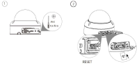 Dahua IPC-HDBW3649EP-S-IL-0280B IP Dome Überwachungskamera 6MP PoE IR bis 30 m IP67 IK10 Mikrofon