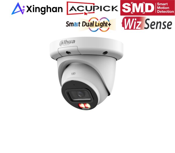 Dahua IPC-HDW3849QMP-S-IL-0280B IP Eyeball Überwachungskamera 8MP PoE IR bis 30 m IP67 Mikrofon