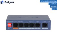 Dahua CS4006-4GT-60-V2 Switch 4 PoE Gigabit Netzwerk- und...