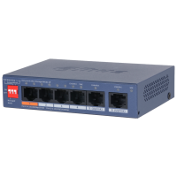 Dahua CS4006-4GT-60-V2 Switch 4 PoE Gigabit Netzwerk- und Videozubehör 6 Port 4xPoE