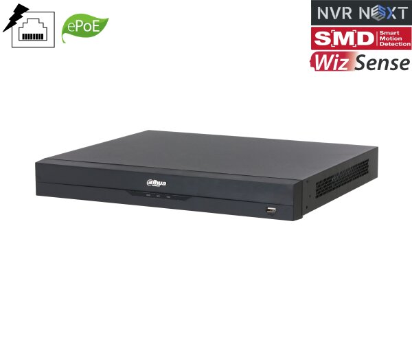 Dahua NVR5208-8P-EI2 NVR 8 Kanal 8 PoE Videorekorder WizSense SMD