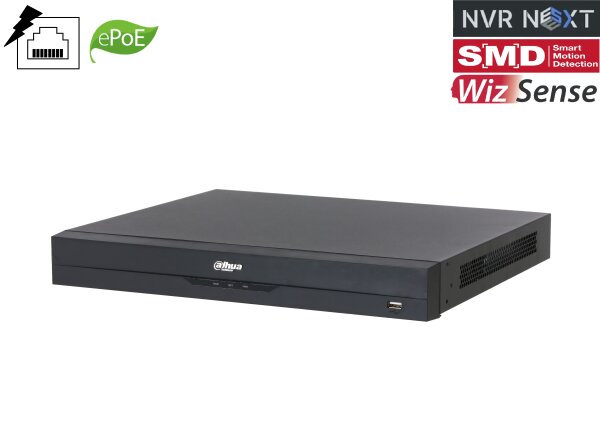 Dahua NVR5216-16HP-EI2 NVR 16 Kanal 16 PoE Videorekorder WizSense SMD