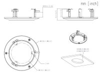 Dahua PFB5310C Deckeneinbau Halter SECC PC