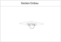 Dahua PFB5310C Deckeneinbau Halter SECC PC