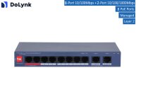 Dahua CS4010-8ET2GT-110 Switch 8 PoE Netzwerk- und...