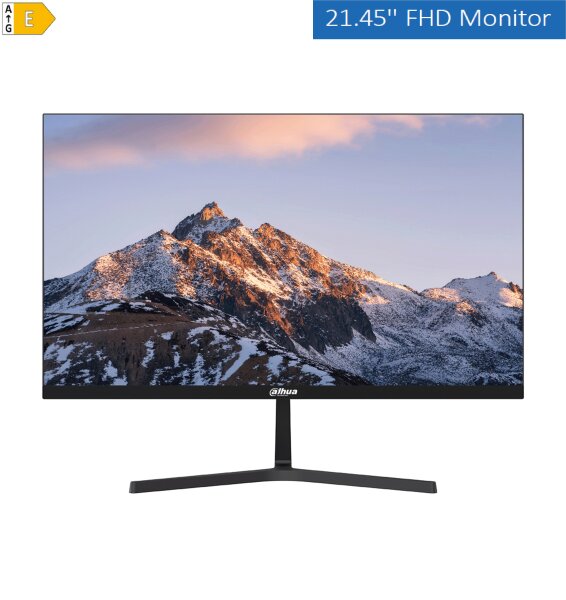 Dahua LM22-B200S-B3-V2 21.45" Full-HD Monitor Video-Türsprechanlage Full HD Lautsprecher