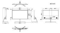 Dahua LM22-B200S-B3-V2 21.45" Full-HD Monitor Video-Türsprechanlage Full HD Lautsprecher