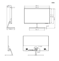 Dahua LM24-B200S-B3-V 23,8" Full-HD Monitor Video-Türsprechanlage Full HD Lautsprecher