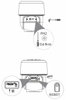 Dahua IPC-PT2849C1P-S-PV-LED-0360B-PRO IP PT 8MP PoE IP66 weiß Mikrofon Lautsprecher