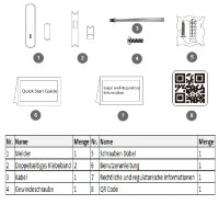 Dahua ARD333-W2(868S) AirShield Alarm Türkontakt Kurz