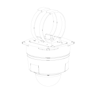 Dahua PFA152-E Masthalterung Kamera-Zubehör 80-150 mm Objektiv Aluminium