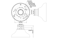 Dahua PFA106 Aufhängeadapter Kamera-Zubehör Aluminium
